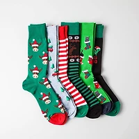 Hotsox Men's 'Reindeer' Crew Socks - 1 Pair