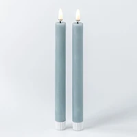 Harman One Touch LED Taper Candle - Set of 2 (Soft Blue)
