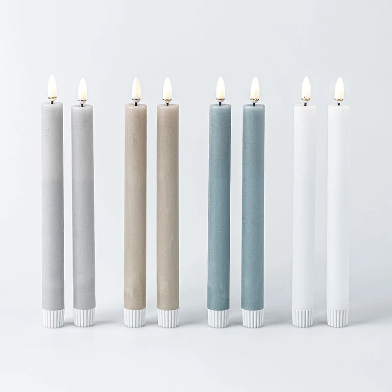 Harman One Touch LED Taper Candle - Set of 2 (Soft Blue)