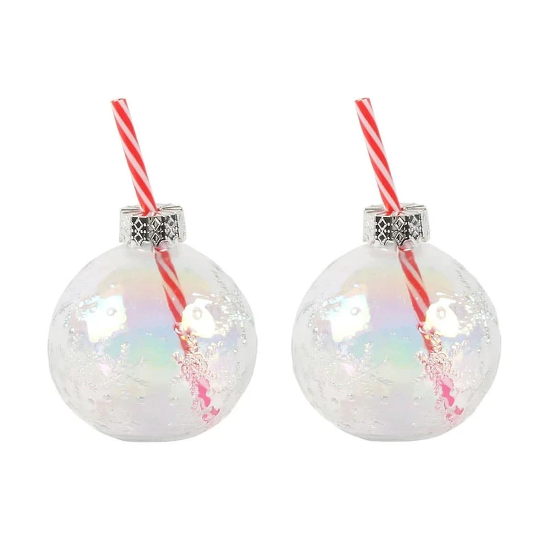 Harman Christmas 'Ornament' Glass Drink Sipper