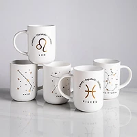 KSP Zodiac 'Cancer' Porcelain Mug (White)