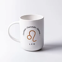 KSP Zodiac 'Leo' Porcelain Mug (White)
