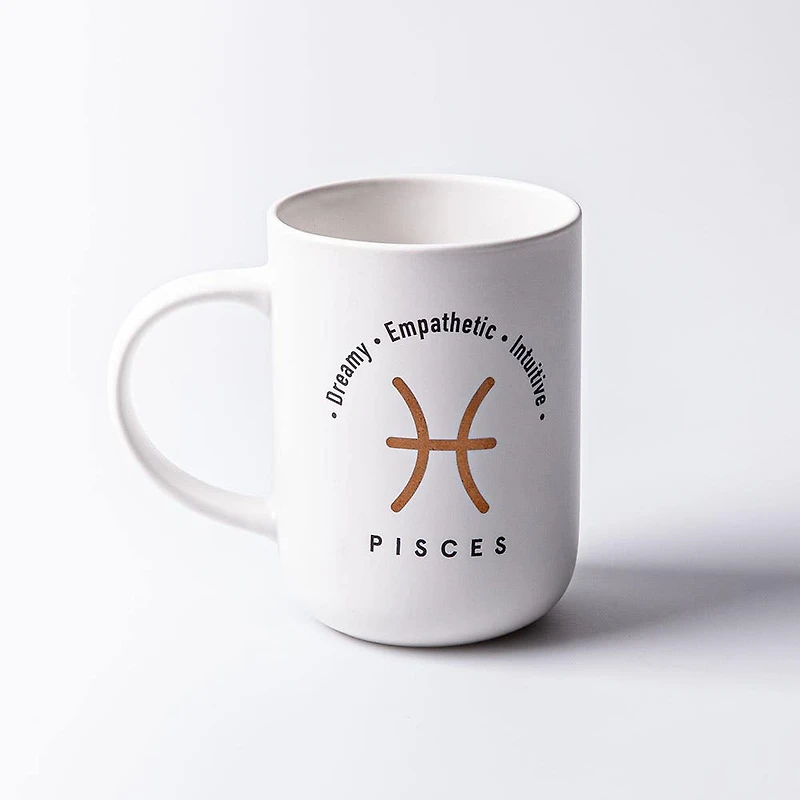 KSP Zodiac 'Pisces' Porcelain Mug (White)