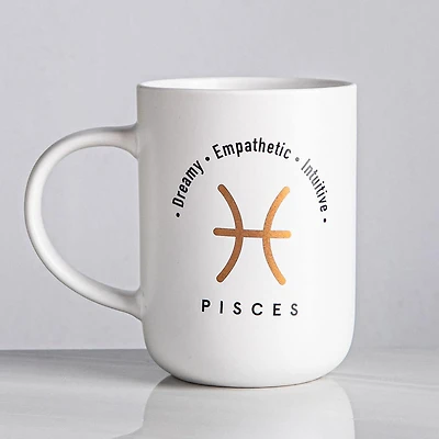 KSP Zodiac 'Pisces' Porcelain Mug (White)