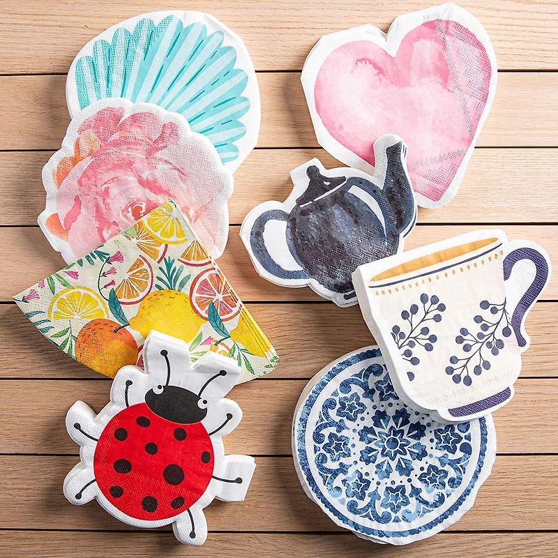 Harman 3-Ply 'Bee' Paper Napkin Shaped - Set of 20