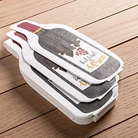 Harman 3-Ply 'Wine Down' Paper Napkin Shaped - Set of 20