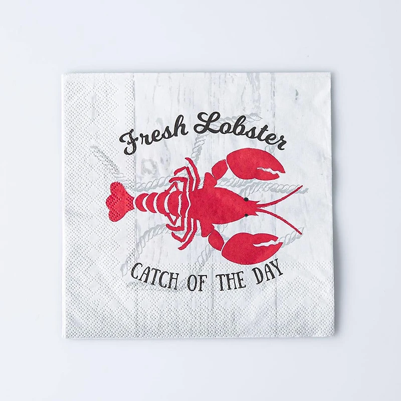 Harman 3-Ply 'Catch of The Day' Paper Napkin - Set Of 20