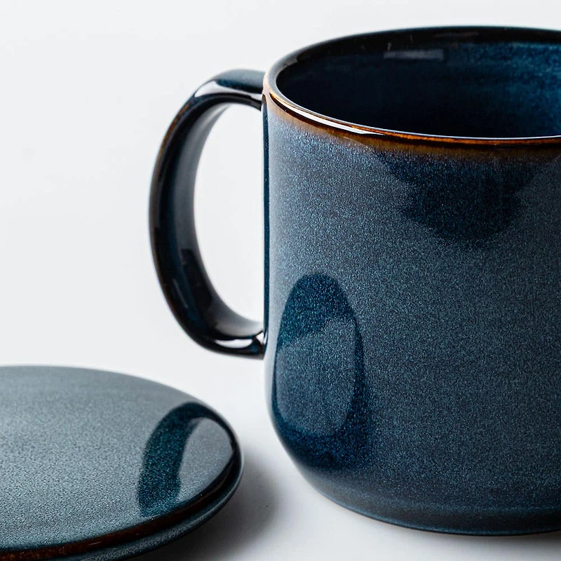 KSP Cabin Reactive Mug with Lid 475ml/16oz. (Blue)