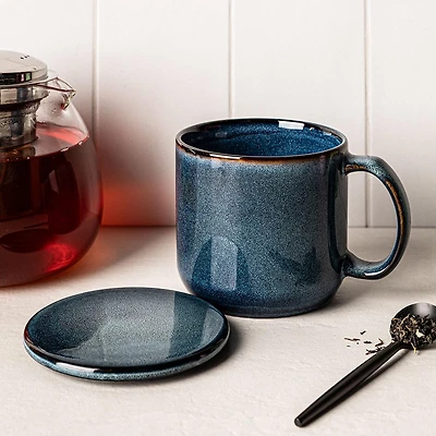 KSP Cabin Reactive Mug with Lid 475ml/16oz. (Blue)