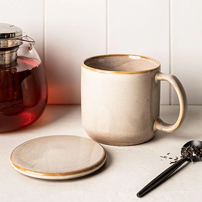 KSP Cabin Reactive Mug with Lid 475ml/16oz. (Off White)