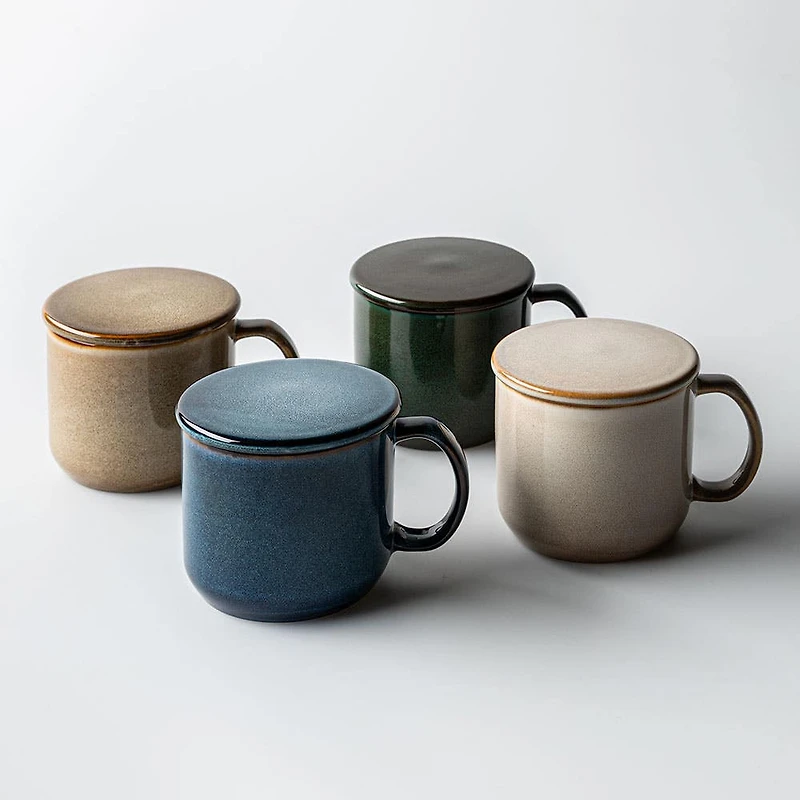 KSP Cabin Reactive Mug with Lid 475ml/16oz. (Off White)