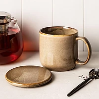 KSP Cabin Reactive Mug with Lid (Brown)