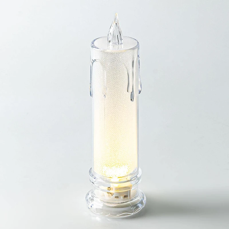 Harman Teardrop Transparent LED Candle Large (Warm White)