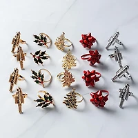 Harman Christmas 'Nutcracker' Napkin Ring - Set of 4 (Gold)