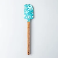 KSP Christmas Stir & Bake 'Snowflake' Spatula Silicone/Wood