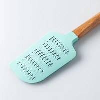 KSP Christmas Stir & Bake 'Snowflake' Spatula Silicone/Wood