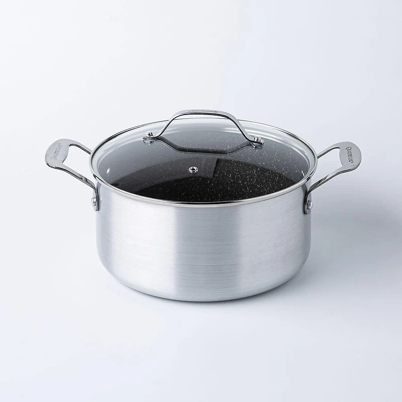 Granitestone Diamond Silver Non-Stick Cookware Combo Set/10