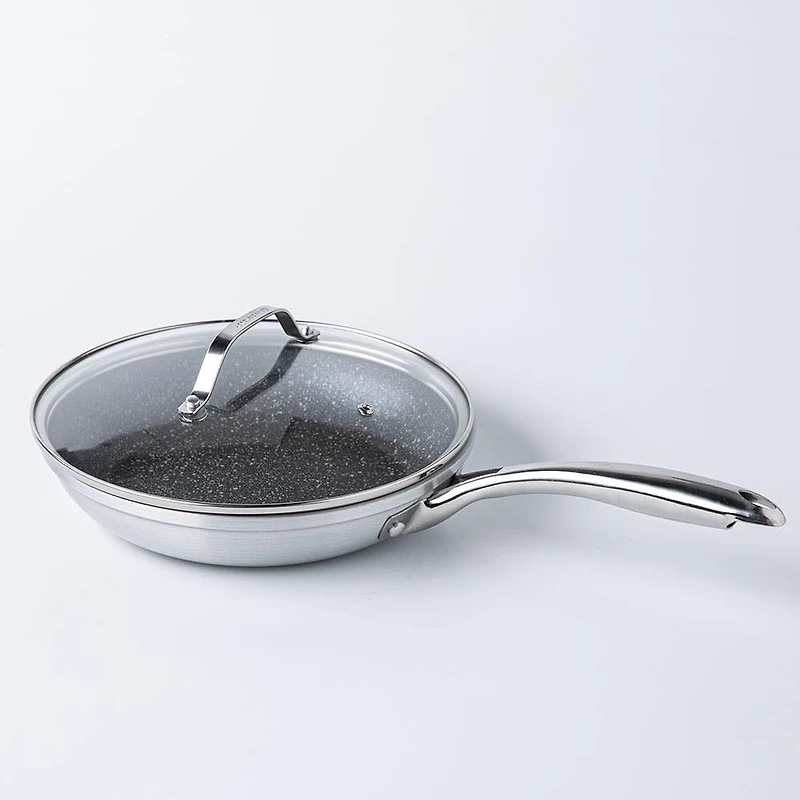 Granitestone Diamond Silver Non-Stick Cookware Combo Set/10