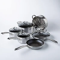 Granitestone Diamond Silver Non-Stick Cookware Combo Set/10