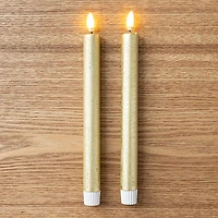 Harman One Touch LED Taper Candle - Set of 2 (Gold)