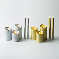 Harman One Touch LED Taper Candle - Set of 2 (Gold)