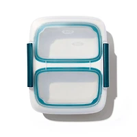 OXO Good Grips Prep & Go Divided Lunch Container with Lid (Green)