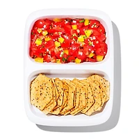 OXO Good Grips Prep & Go Divided Lunch Container with Lid (Green)