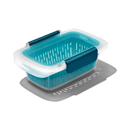 OXO Good Grips Prep & Go Food Storage Container with Lid (Clear/Green)