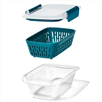 OXO Good Grips Prep & Go Food Storage Container with Lid (Clear/Green)