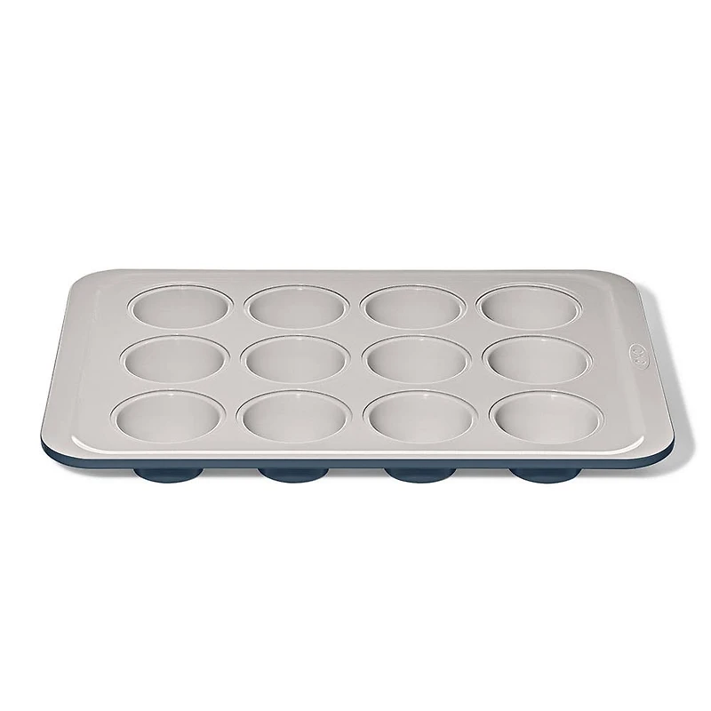 OXO Non-Stick Pro Ceramic Coated Muffin Pan (Blue/Grey)