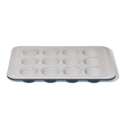 OXO Non-Stick Pro Ceramic Coated Muffin Pan (Blue/Grey)