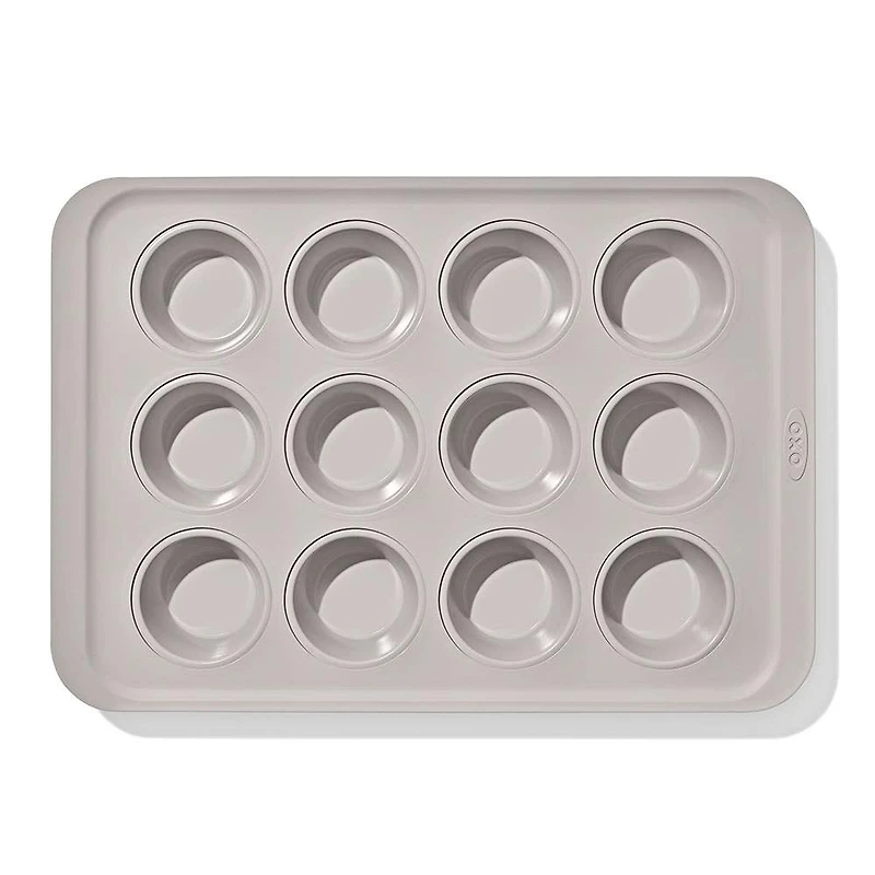 OXO Non-Stick Pro Ceramic Coated Muffin Pan (Blue/Grey)