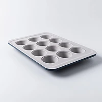 OXO Non-Stick Pro Ceramic Coated Muffin Pan (Blue/Grey)