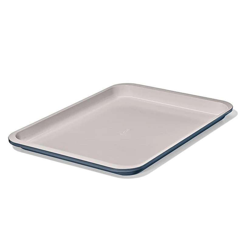 OXO Non-Stick Pro Ceramic Coated Cookie Sheet Bake Pan (Blue