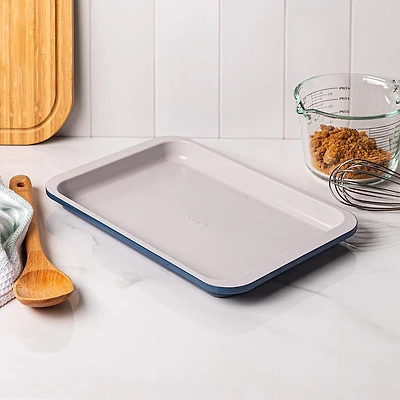 OXO Non-Stick Pro Ceramic Coated Cookie Sheet Bake Pan (Blue