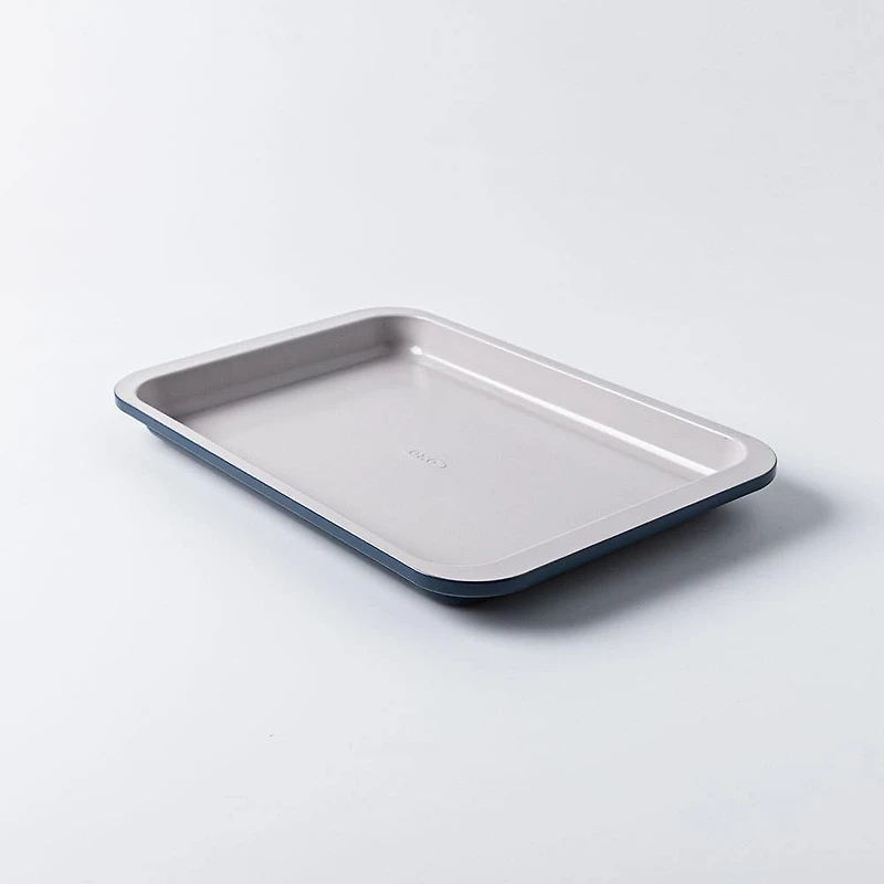 OXO Non-Stick Pro Ceramic Coated Cookie Sheet Small Bake Pan (Blue)