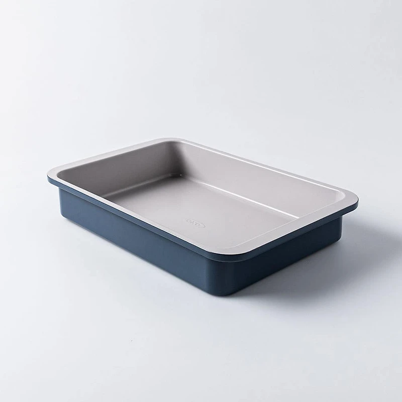 OXO Non-Stick Pro Ceramic Coated Rectangular Cake Pan (Blue/Grey)