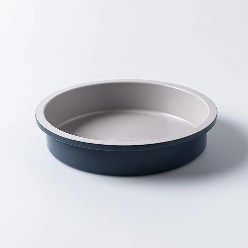 OXO Non-Stick Pro Ceramic Coated Round Cake Pan (Blue/Grey)