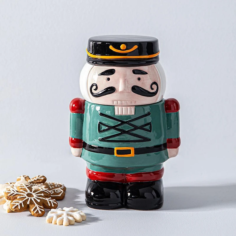 KSP Christmas Cookies For Santa 'Nutcracker' Cookie Jar