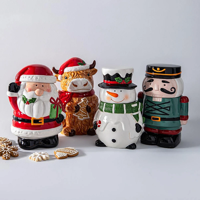 KSP Christmas Cookies For Santa 'Nutcracker' Cookie Jar