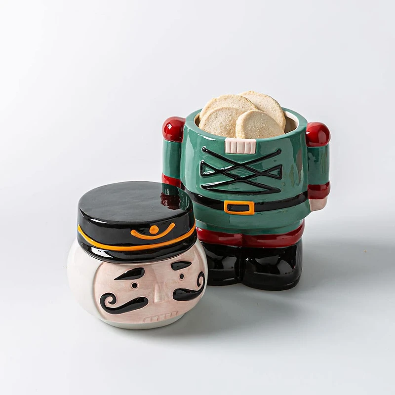 KSP Christmas Cookies For Santa 'Nutcracker' Cookie Jar