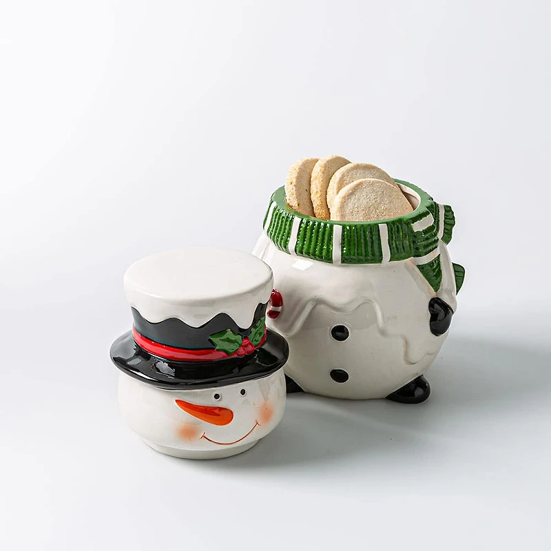 KSP Christmas Cookies For Santa 'Snowman' Cookie Jar