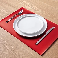 KSP Ritz Metallic 'Weave' PVC Placemat (Red)