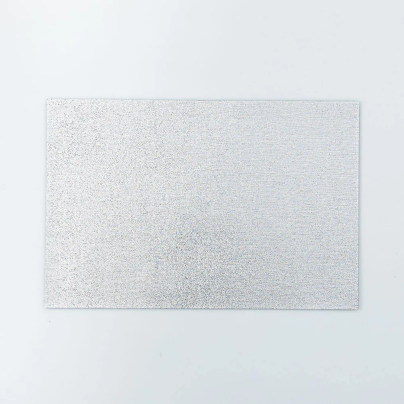 KSP Ritz Metallic 'Shimmer' PVC Placemat (Silver)