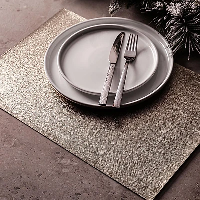 KSP Ritz Metallic 'Shimmer' PVC Placemat (Gold)