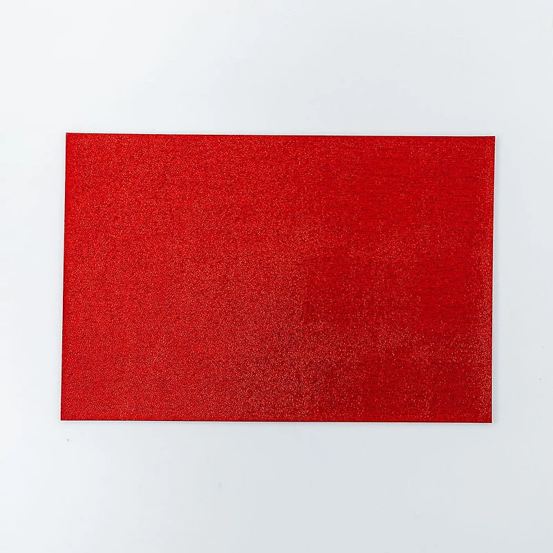 KSP Ritz Metallic 'Shimmer' PVC Placemat (Red)