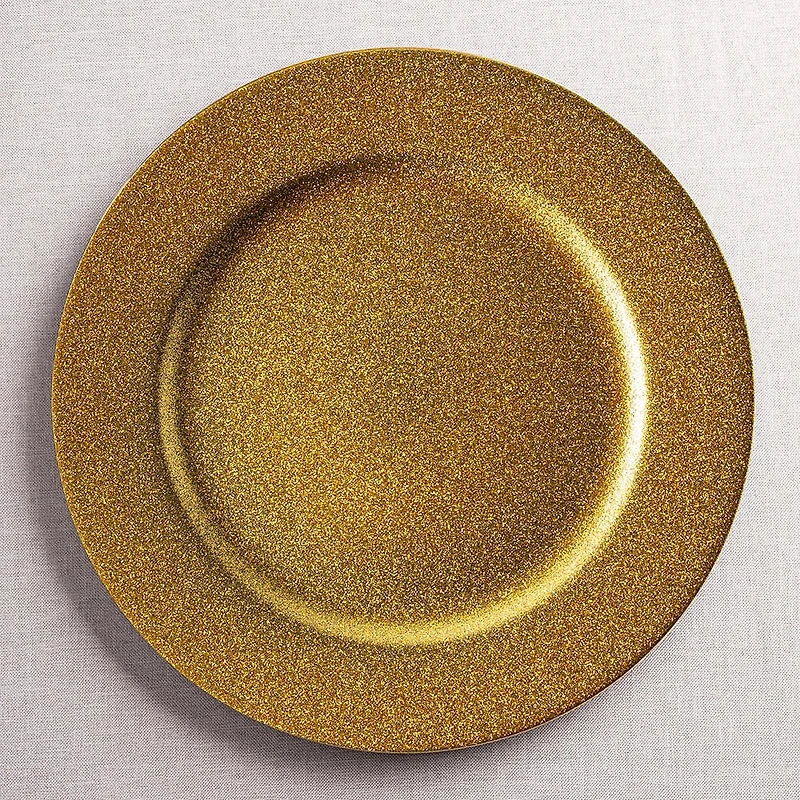 KSP Everyday Charger Plate Glitter (Gold)
