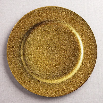 KSP Everyday Charger Plate Glitter (Gold)