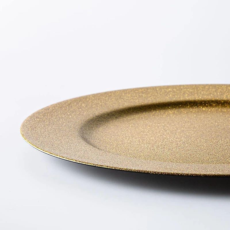 KSP Everyday Charger Plate Glitter (Gold)