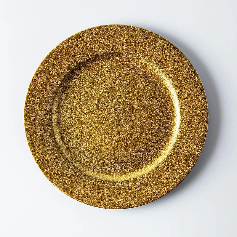 KSP Everyday Charger Plate Glitter (Gold)